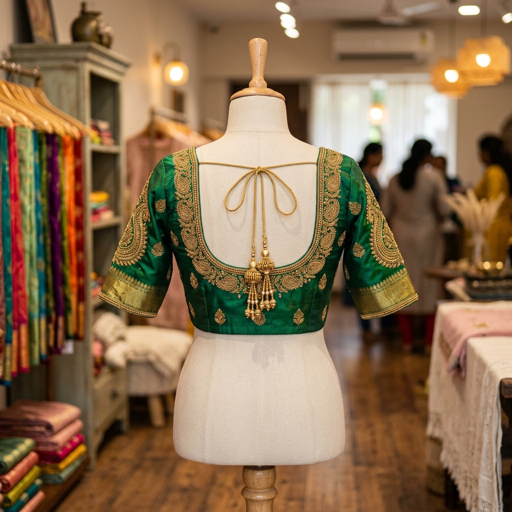 Designer Blouse & Saree Work